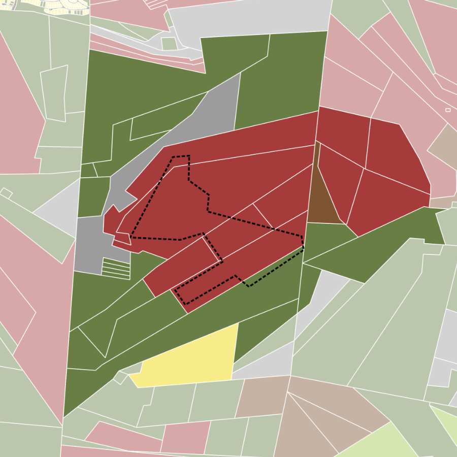 Land use map of an audited precinct