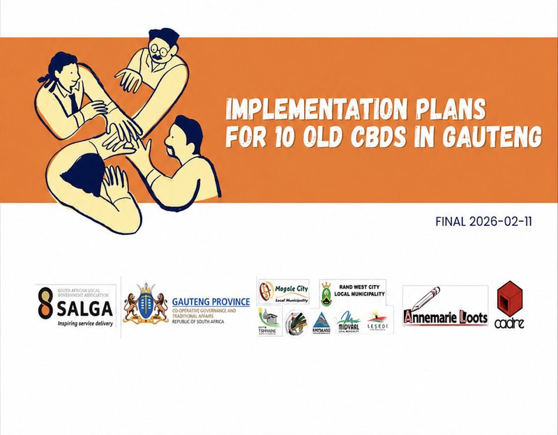 Cover of the SALGA CBD revitalisation implementation plans
